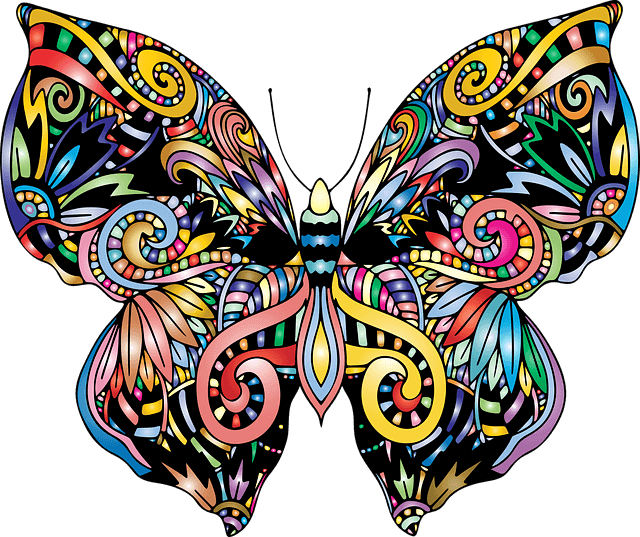 dessin d'un papillon